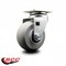Service Caster 4 Inch Thermoplastic Rubber Wheel Swivel Caster with Roller Bearing SCC SCC-20S420-TPRRD - alternate 4